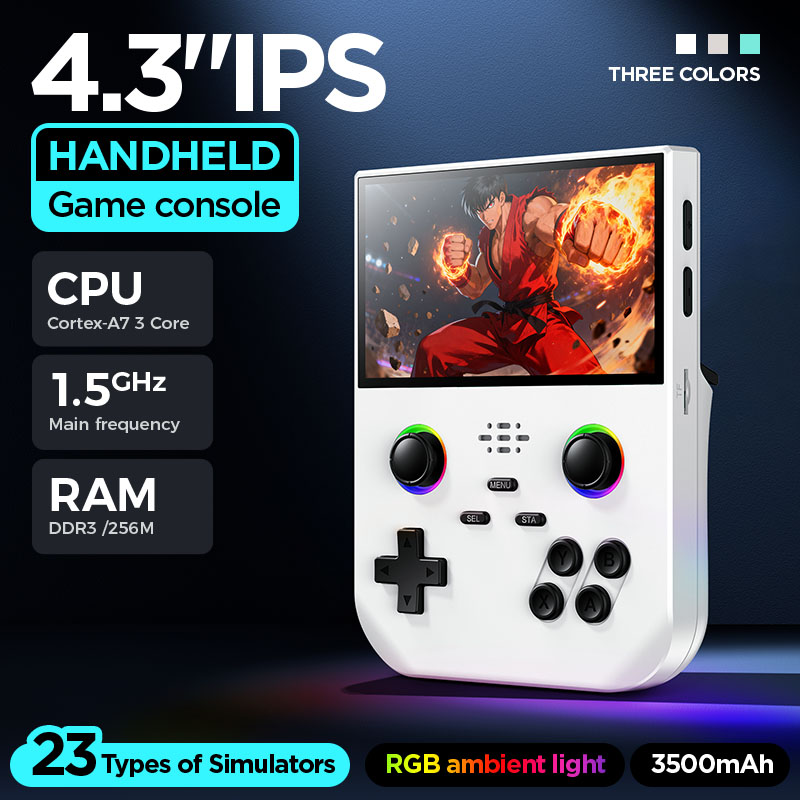 Retro Gaming Devices - 4.3インチポータブルゲーム機、Linuxデバイス、ゲーミングゲーム、ハンドヘルドゲーム、携帯ゲーム機、レトロゲーム機、ハンドヘルドゲームプレーヤー