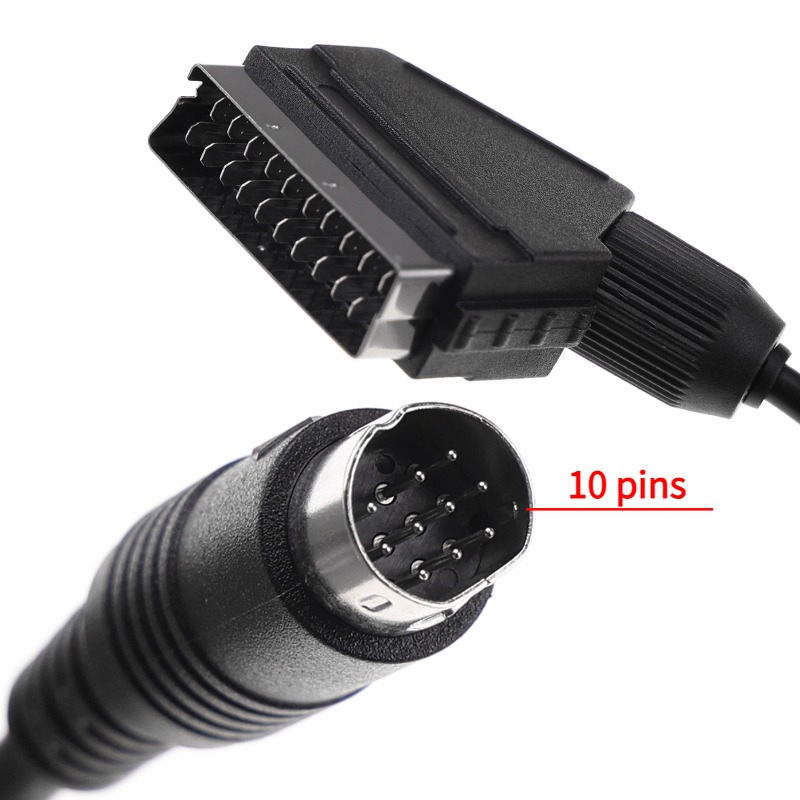 Controller Extension Cord - 1.8m スカートケーブル セガサターンコントローラー用 オーディオビデオコード セガサターン用 RCA
