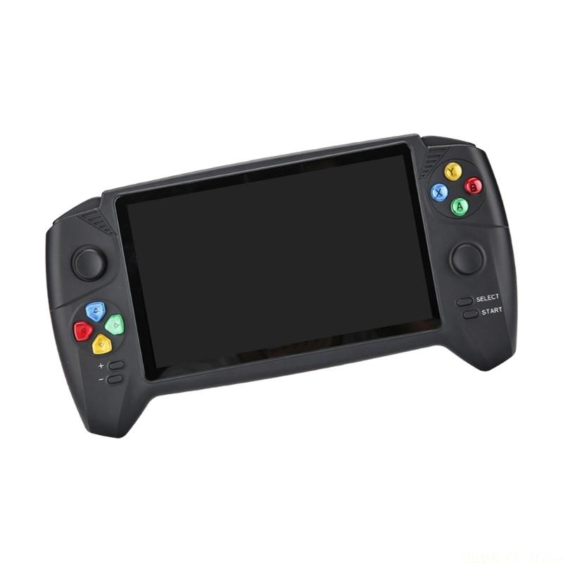 Retro Gaming Devices - M5TD 充電式レトロゲームコンソールゲームアクセサリーサポート TF カード拡張携帯ゲーム機 7 インチ大画面
