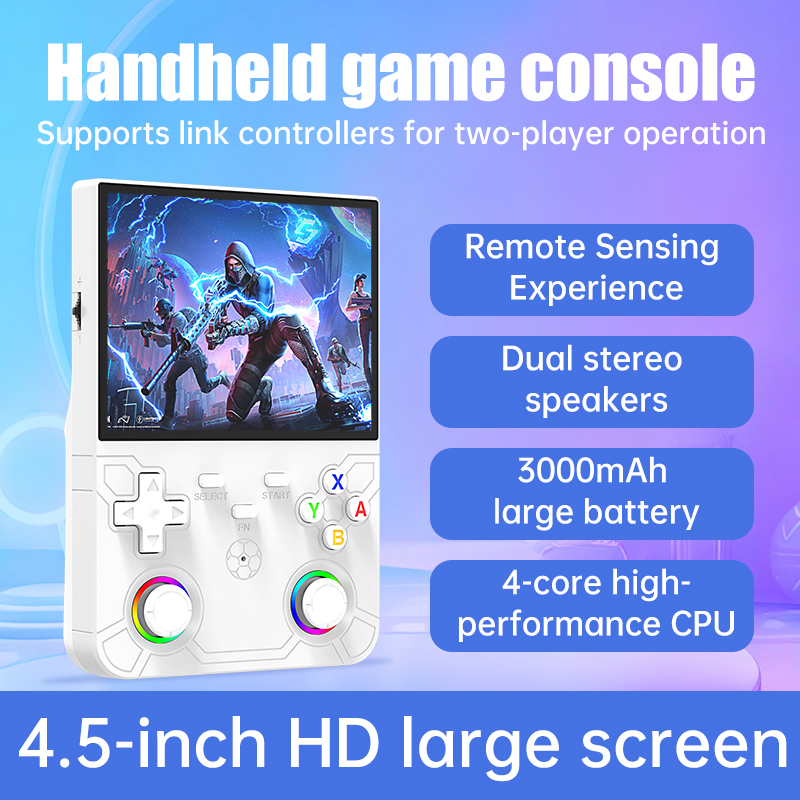 Retro Gaming Devices - R36 Ultra X レトロハンドヘルドビデオゲームコンソール オープンソースLinuxシステム搭載 4.5インチIPSスクリーン