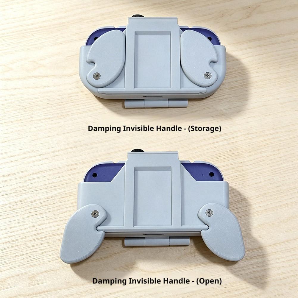 Retro Gaming Images - IINE レトロカードハンドル用特別磁気グリップ保護シェル調整可能な角度水平および垂直スクリーンゲームスタンドセット