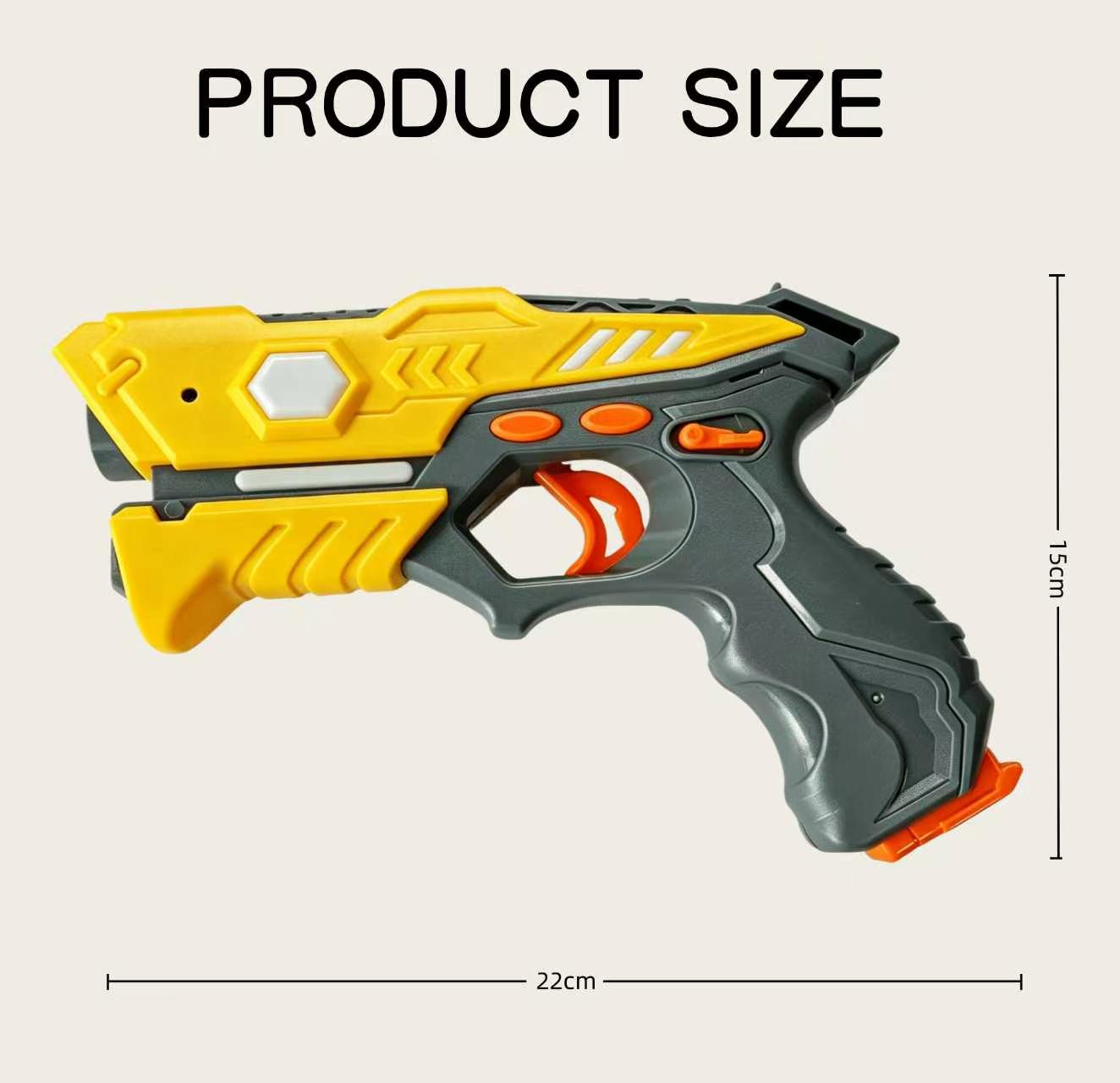 Retro Gaming Console Gun - レーザー射撃ゲーム、ブラスター、ピストル、銃。OwayBoardのインタラクティブなタッチ投影センサーに対応。