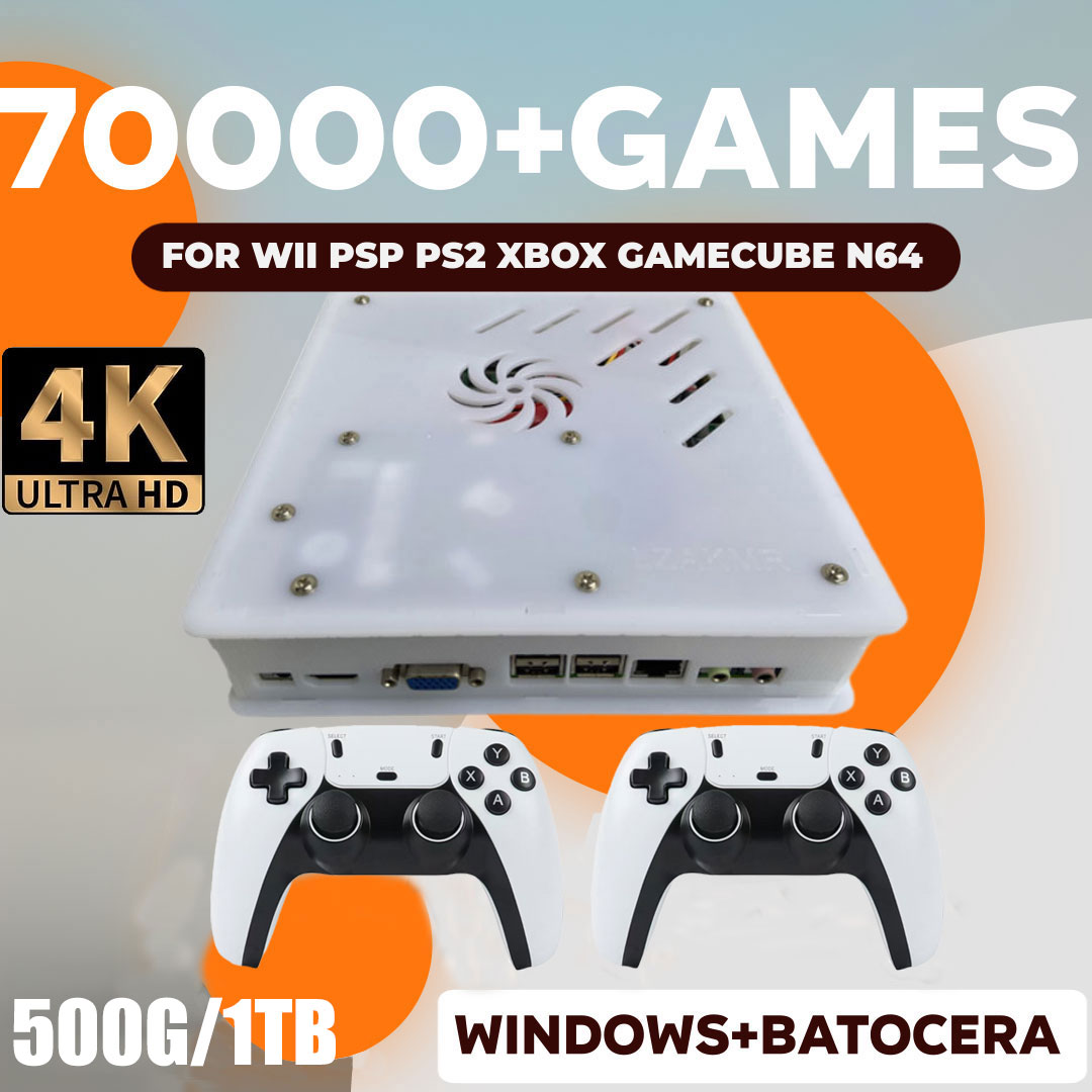 Retro X8 Gaming Console - 2026 I3-3110M X8 レトロゲーム機 1TB プラグアンドプレイ