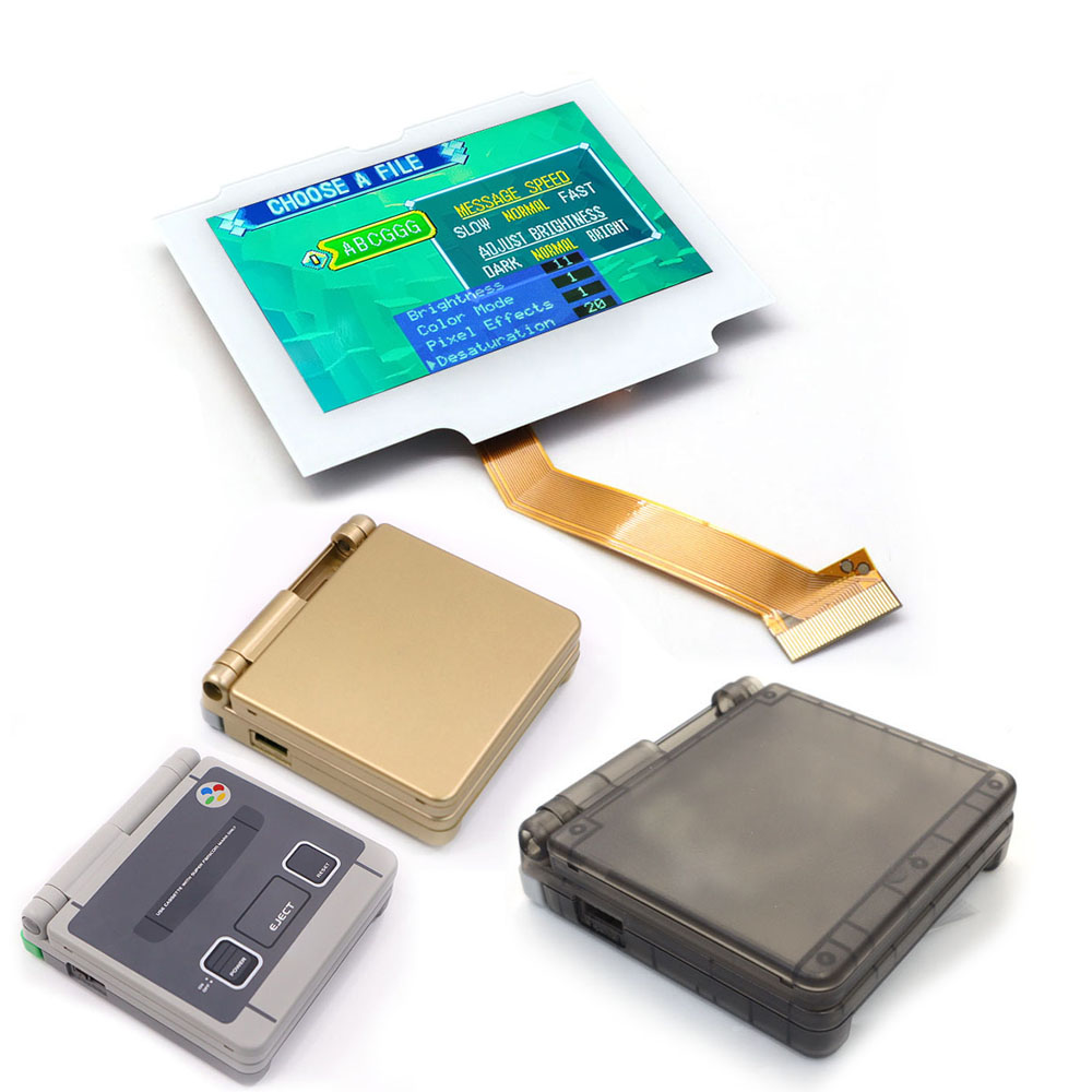 Retro Gaming Images - HISPEEDIDO プレラミネート IPS V5 スクリーンキット ゲームボーイアドバンス