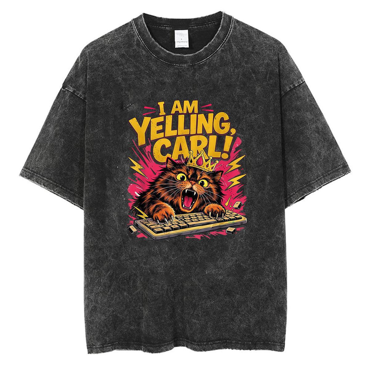 I Am Yelling Carl ダンジョンクローラーカー - Retro Gaming T Shirts のレビューと価格