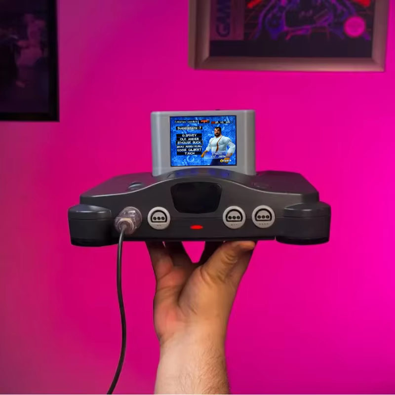 Pico N64カートレトロゲームカートリッジ、画面配線付き - Retro Gaming Images のレビューと価格