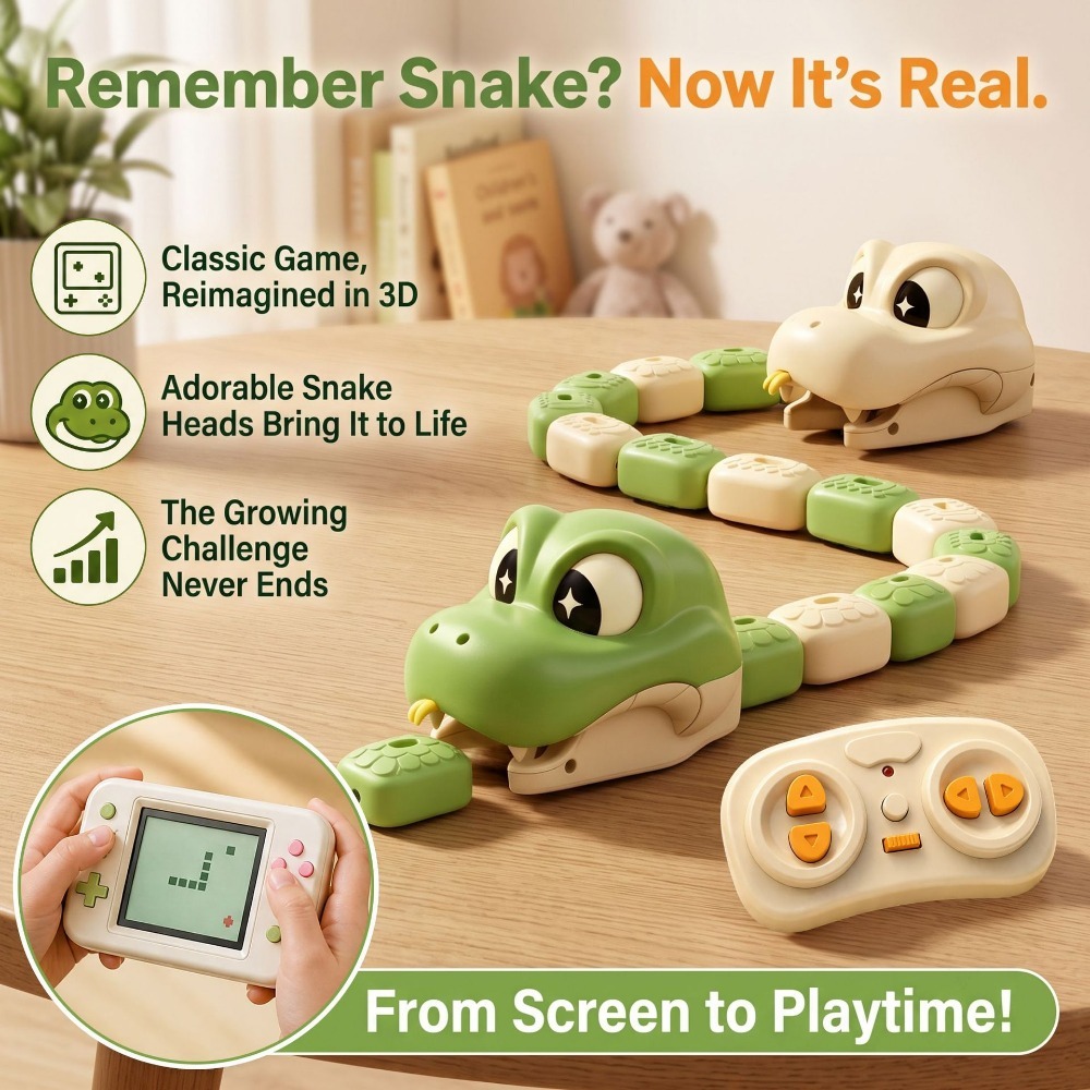 デュアルプレイヤーRCマグネティックスネークトイ、レトロなス - Retro Gaming On Phone のレビューと価格