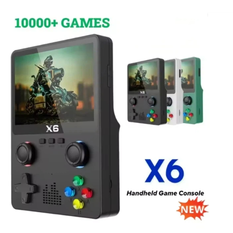 携帯型ゲーム機 X6 レトロゲームプレーヤー 3.5インチH - Retro Gaming X6 のレビューと価格