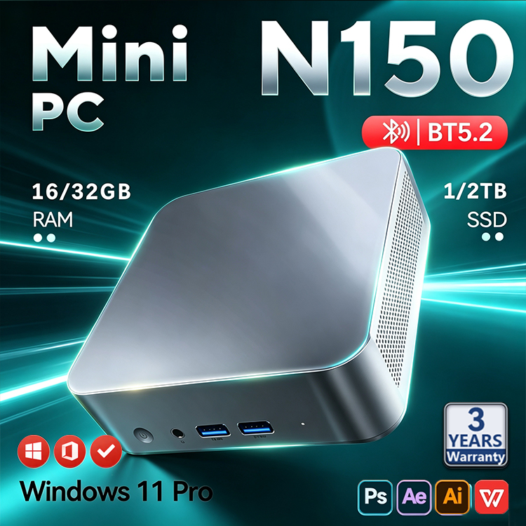 2026 インテル N150 ミニ PC ポータブル ゲーミ - Retro Pc Gaming のレビューと価格