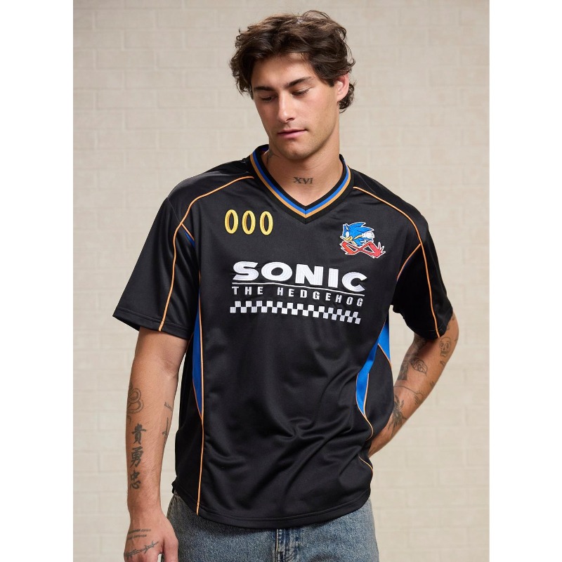 ソニック・ザ・ヘッジホッグ ゲーム アニメ スポーツジャージ - Retro Gaming Shirt のレビューと価格