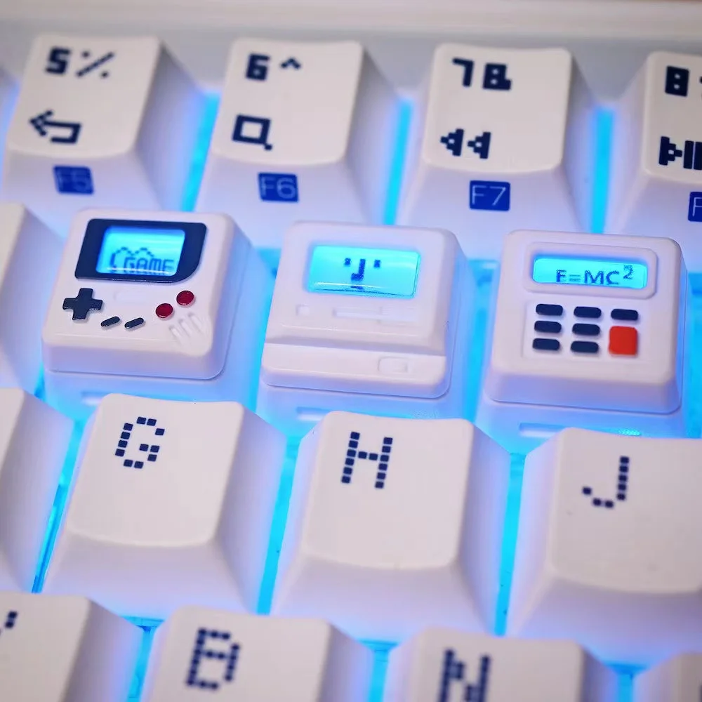 K-04 3-in-1 クリエイティブレトロ透明キーキャップ - Retro Gaming Accessories のレビューと価格
