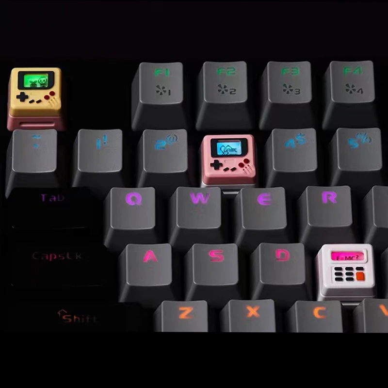 K-04 3-in-1 クリエイティブレトロ透明キーキャップ - Retro Gaming Accessories のレビューと価格