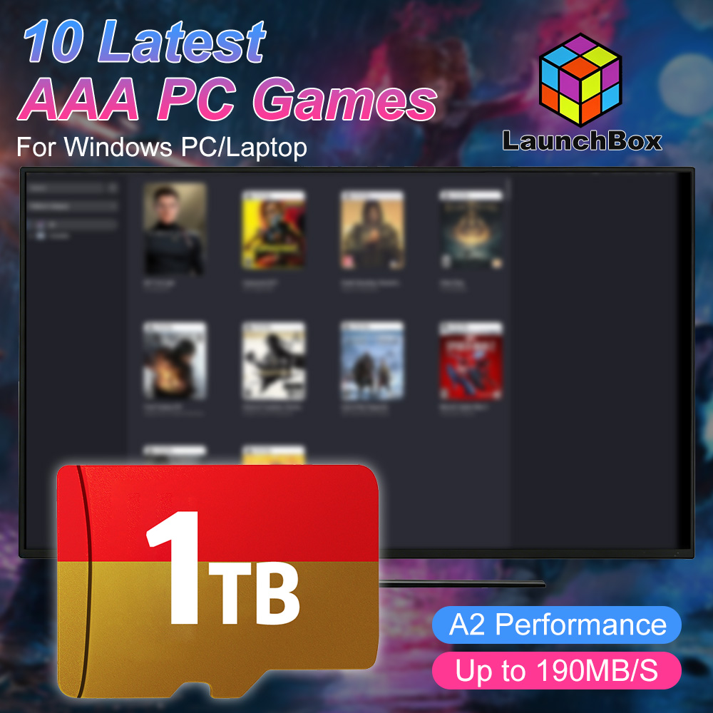 JMachen 1TB ゲームTFカード、最新のAAAゲーム - Retro Pc Gaming のレビューと価格
