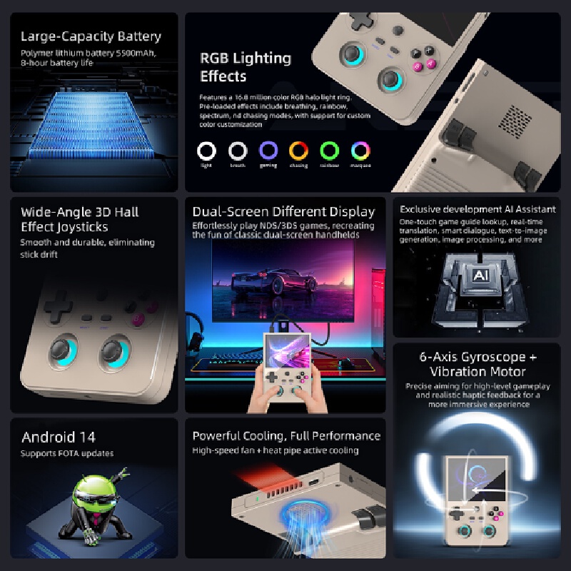 携帯型ゲーム機Rg477v レトロポータブルゲームデバイス  - Retro Gaming Devices のレビューと価格