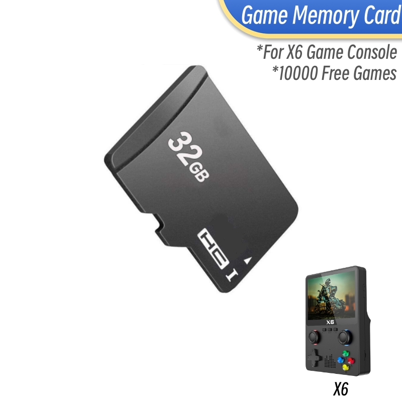 ゲームカード X6 ゲームコンソール TF メモリカード 8 - Retro Gaming X6 のレビューと価格