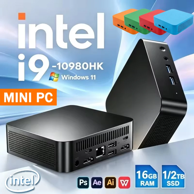インテル i9 10980HK ミニPC デュアルLAN W - Retro Gaming Mini Pc のレビューと価格
