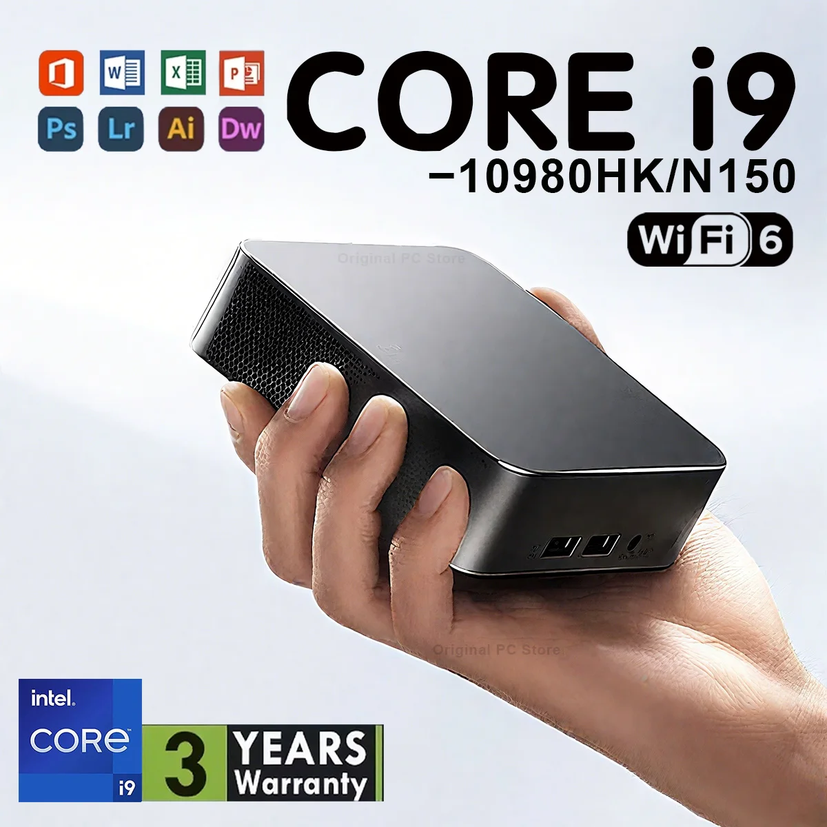 インテル i9 10980HK ミニPC デュアルLAN W - Retro Gaming Mini Pc のレビューと価格