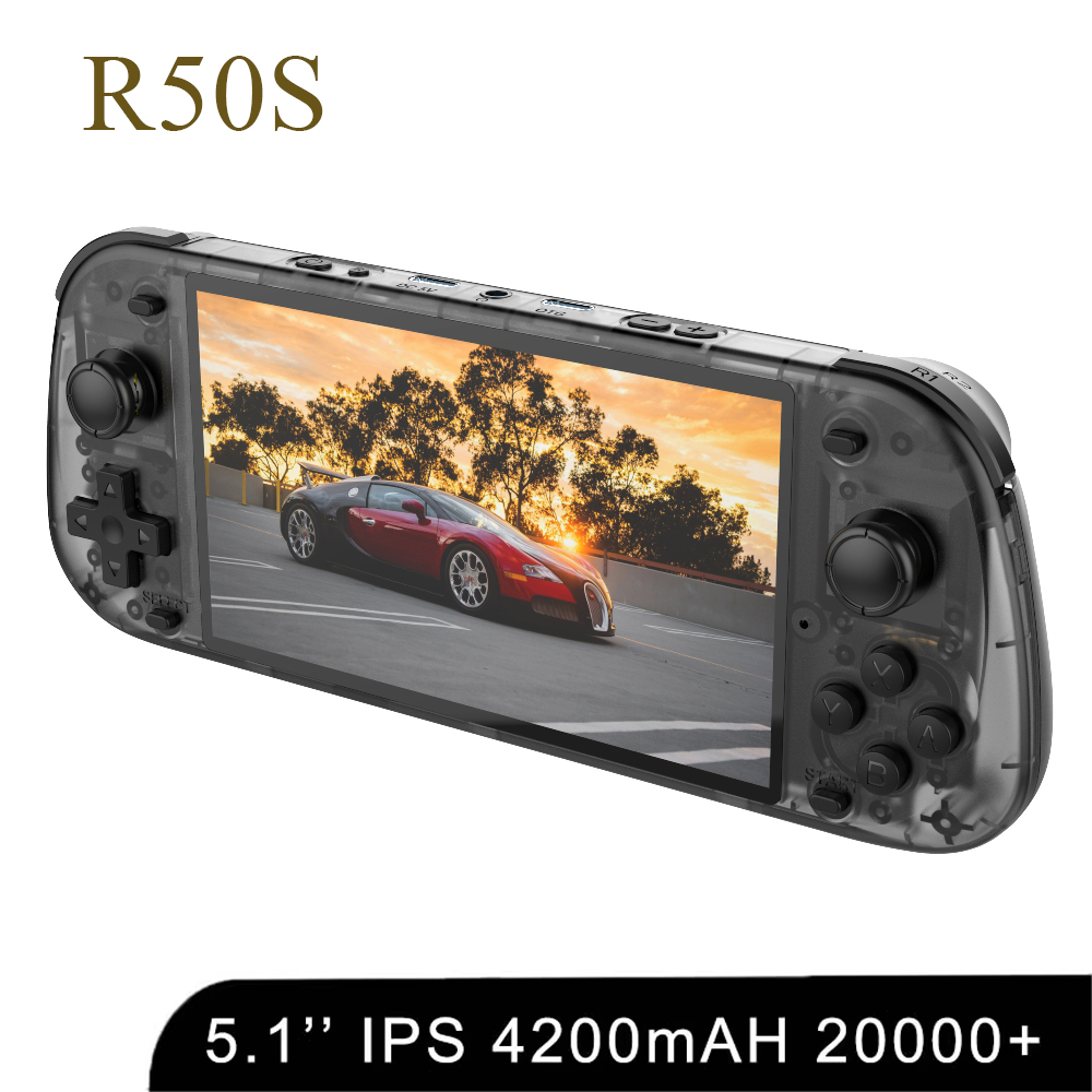 5.1インチ新型R50Sレトロ携帯型ビデオゲーム機 128G - Retro Gaming Images のレビューと価格