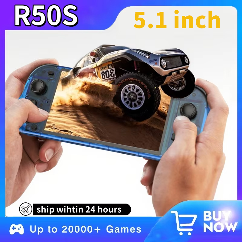 5.1インチ新型R50Sレトロ携帯型ビデオゲーム機 128G - Retro Gaming Images のレビューと価格
