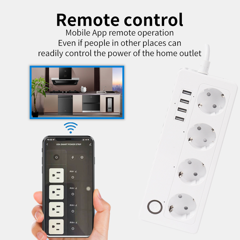 Sixwgh-スマート延長コード,wifi,EUプラグ,電源 - Controller Extension Cord のレビューと価格