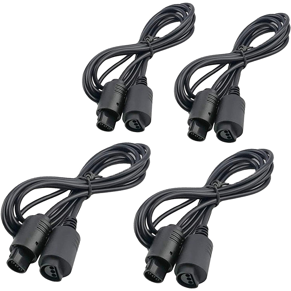4 パック 6 フィート N64 コントローラー延長ケーブル - Controller Extension Cord のレビューと価格
