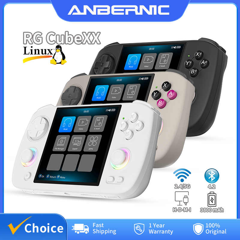 ANBERNIC RG Cubexx レトロハンドヘルドゲー - Retro Gaming Images のレビューと価格