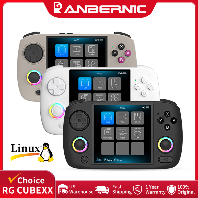 ANBERNIC RG CubeXX 携帯ゲーム機 3.95 - Retro Gaming Images のレビューと価格