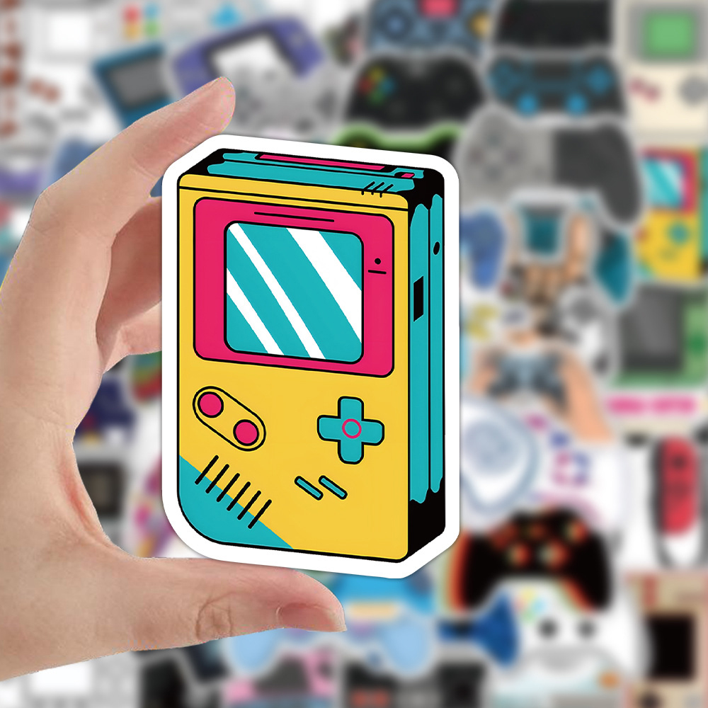 10/30/50 個漫画レトロビデオゲームコンソールステッカ - Retro Gaming On Phone のレビューと価格