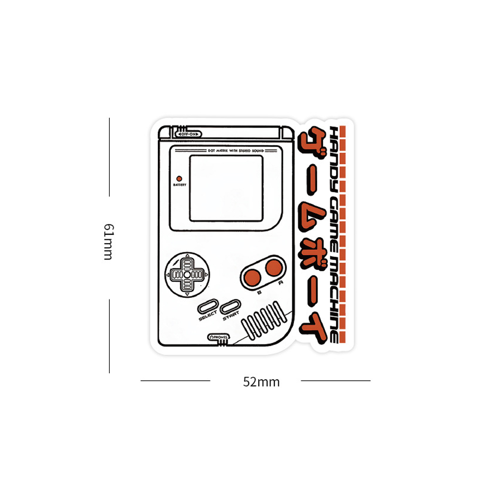 10/30/50 個漫画レトロビデオゲームコンソールステッカ - Retro Gaming On Phone のレビューと価格