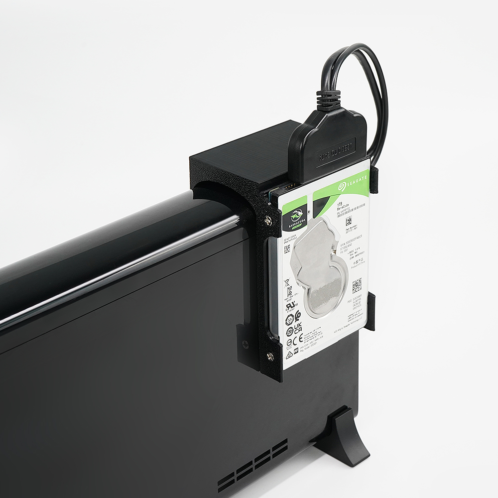 ブラック 3D プリント HDD ハードドライブスタンド壁掛 - Retro Gaming On Phone のレビューと価格
