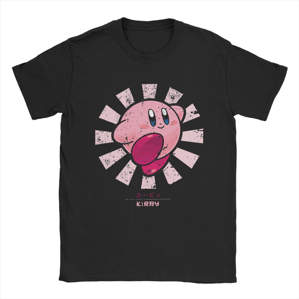 カービィのレトロな日本 Tシャツ男性女性ノスタルジア子供時代 - Retro Gaming T Shirts のレビューと価格