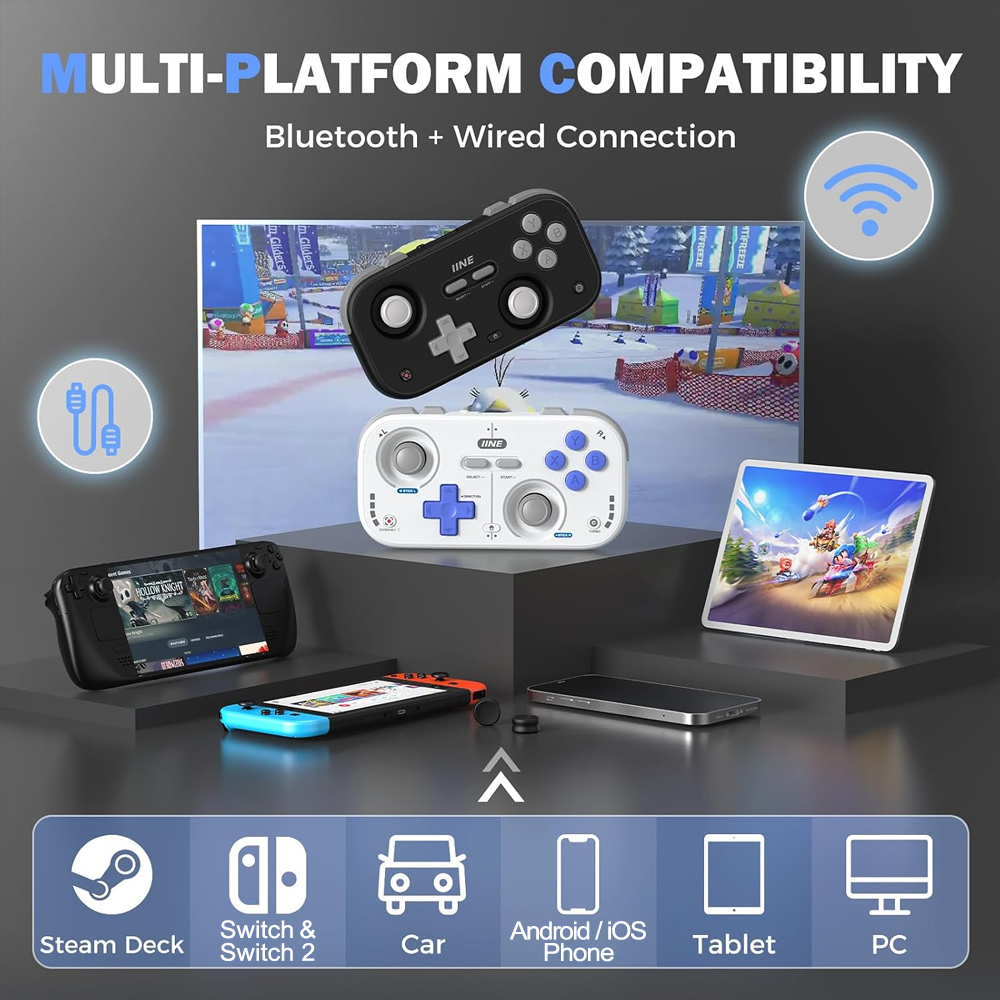 IINE レトロポケットゲームパッド ミニコントローラー ニ - Retro Gaming Mini Pc のレビューと価格