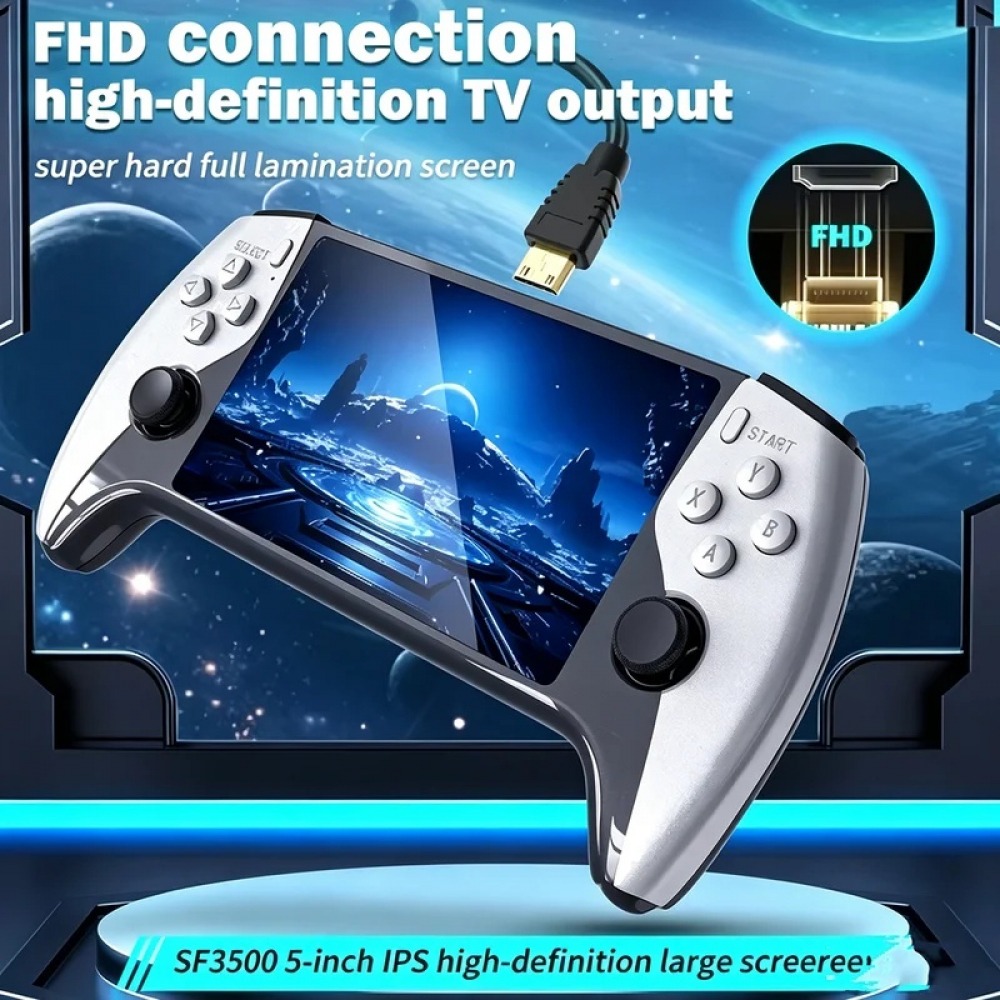 SF3500 5 インチハンドヘルドゲームコンソール PS1 - Retro Gaming Devices のレビューと価格